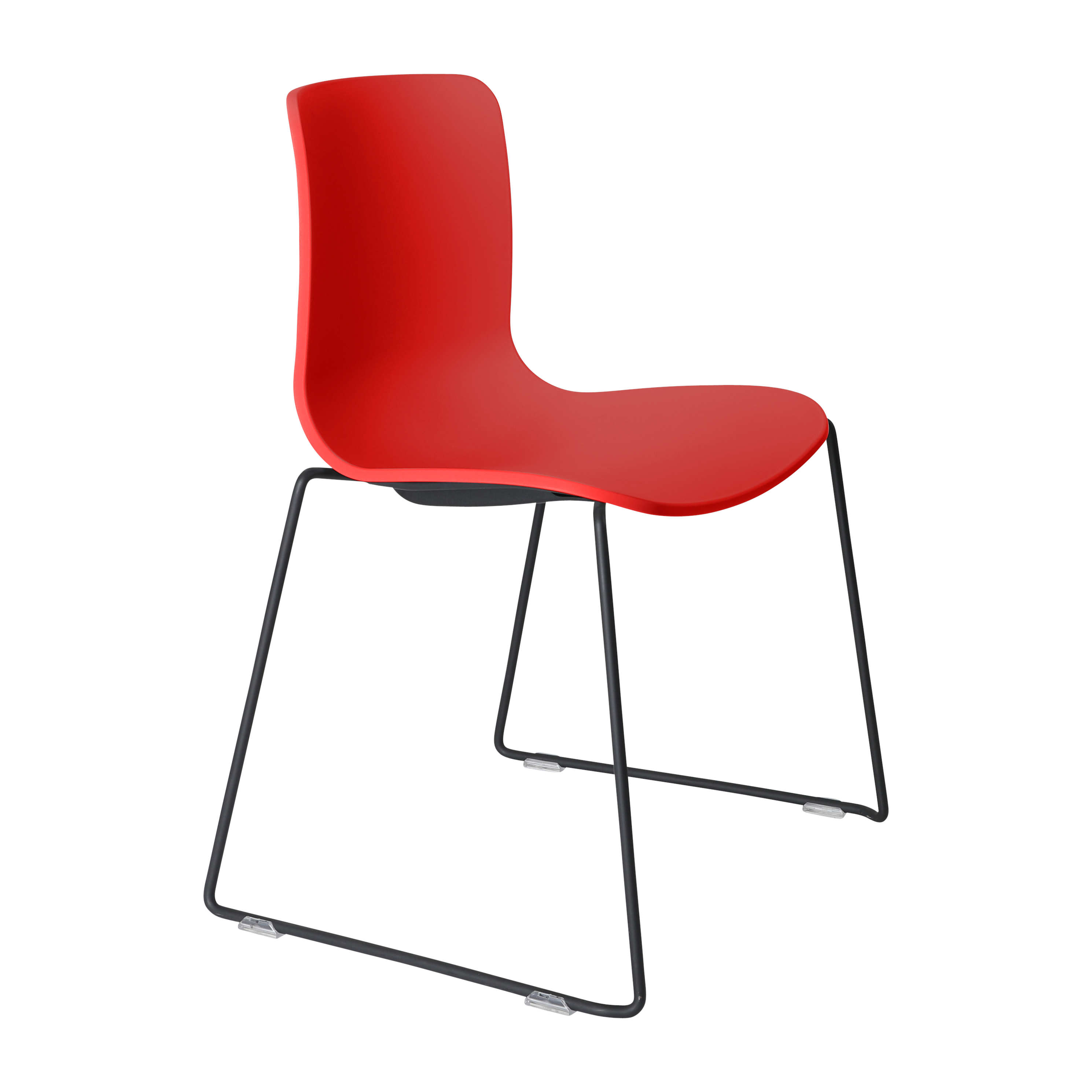 Acti Chair (Red / Sled Base Black)